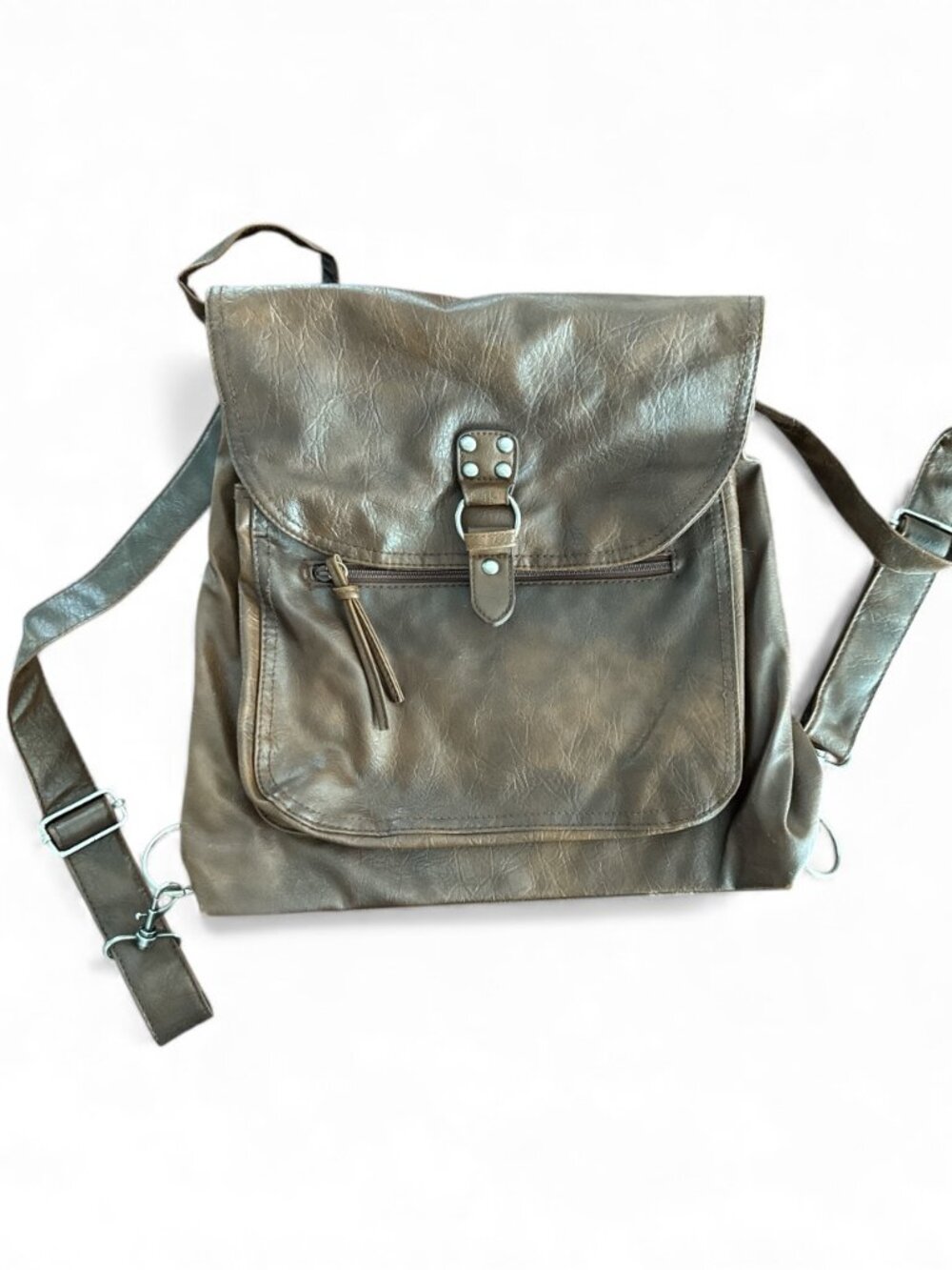 Vegan Leather Backpack